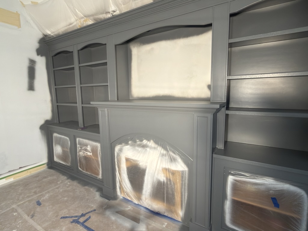 Built-in cabinetry and fireplace surround, project photo 5