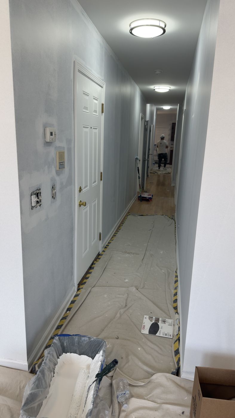 Apartment wall and window restoration, project photo 3