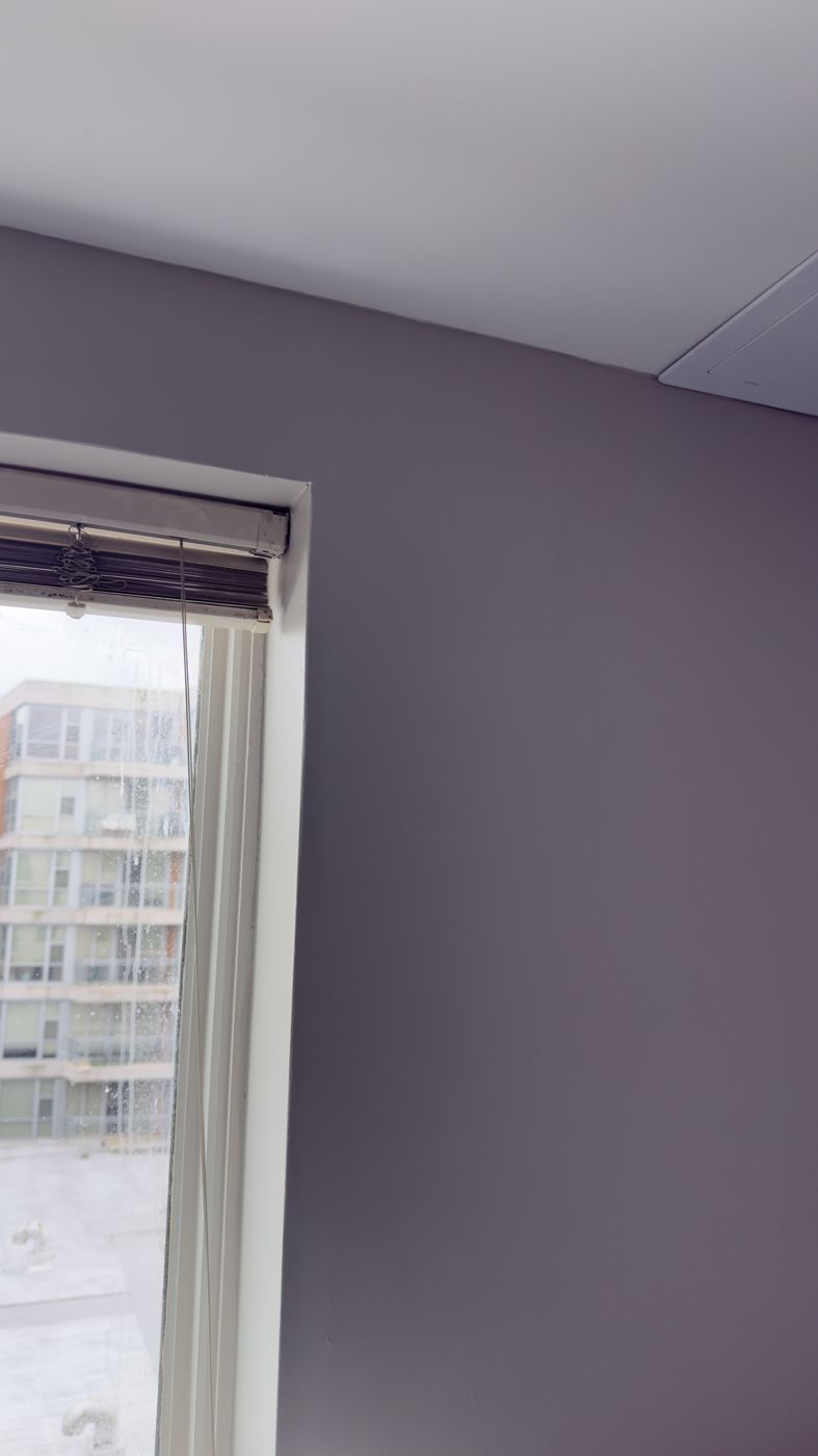 Apartment wall and window restoration, after