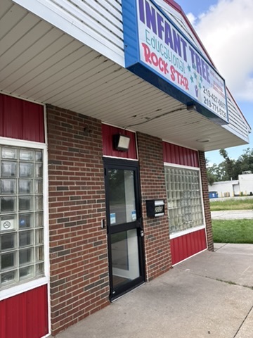 Exterior of completed commercial childcare facility