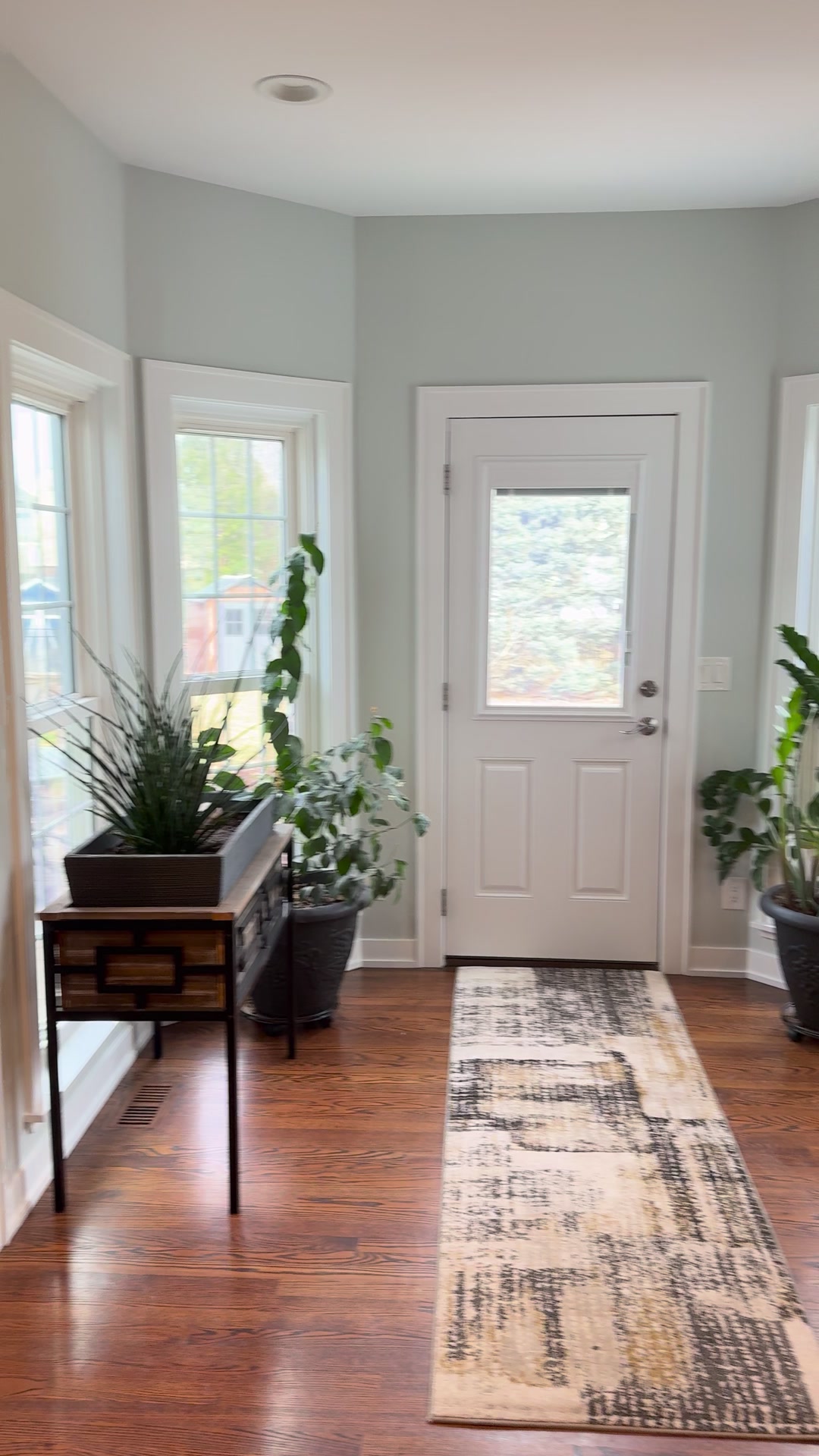 Geneva whole-home repaint · Benjamin Moore, From our project video · Breakfast area walls and window trim