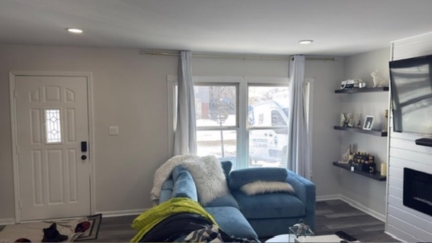Occupied-home interior refresh, before