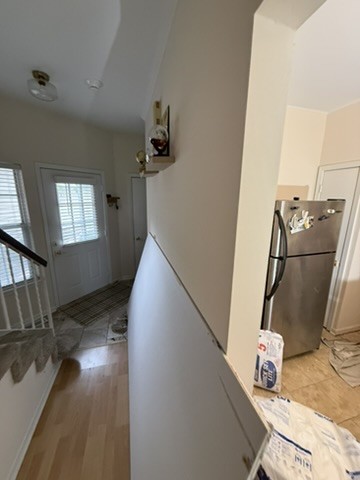 Kitchen Interior Restoration, In progress · Opening and adjoining wall