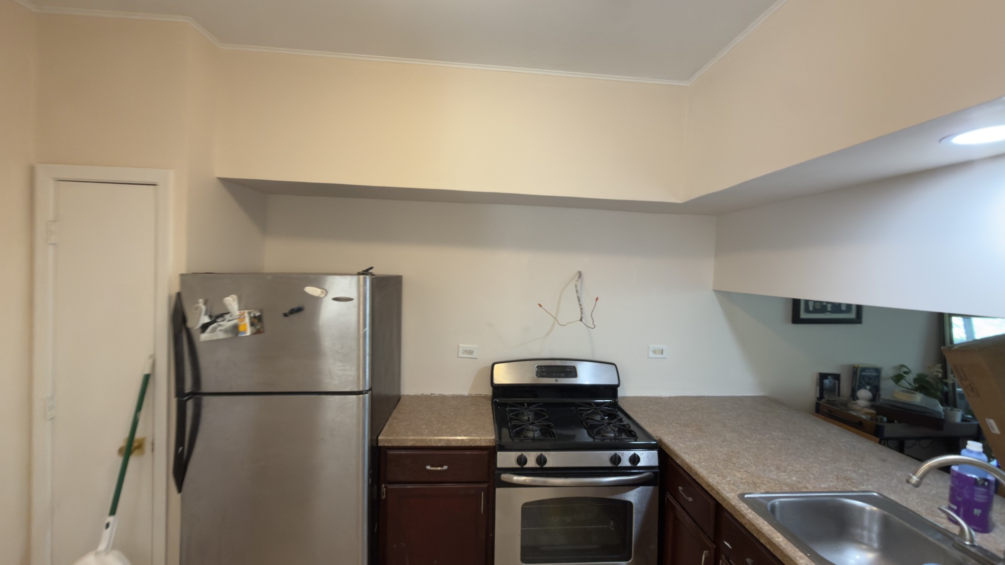 Kitchen Interior Restoration, Paint finish · Refreshed kitchen walls
