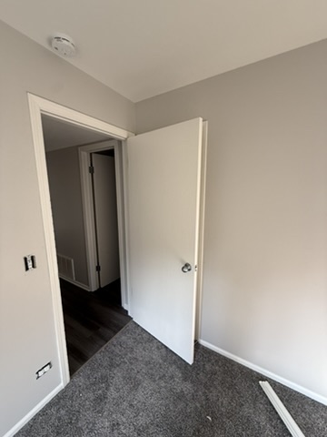 Mark apartment refresh · Classic to modern, Paint finish · Bedroom door and trim details
