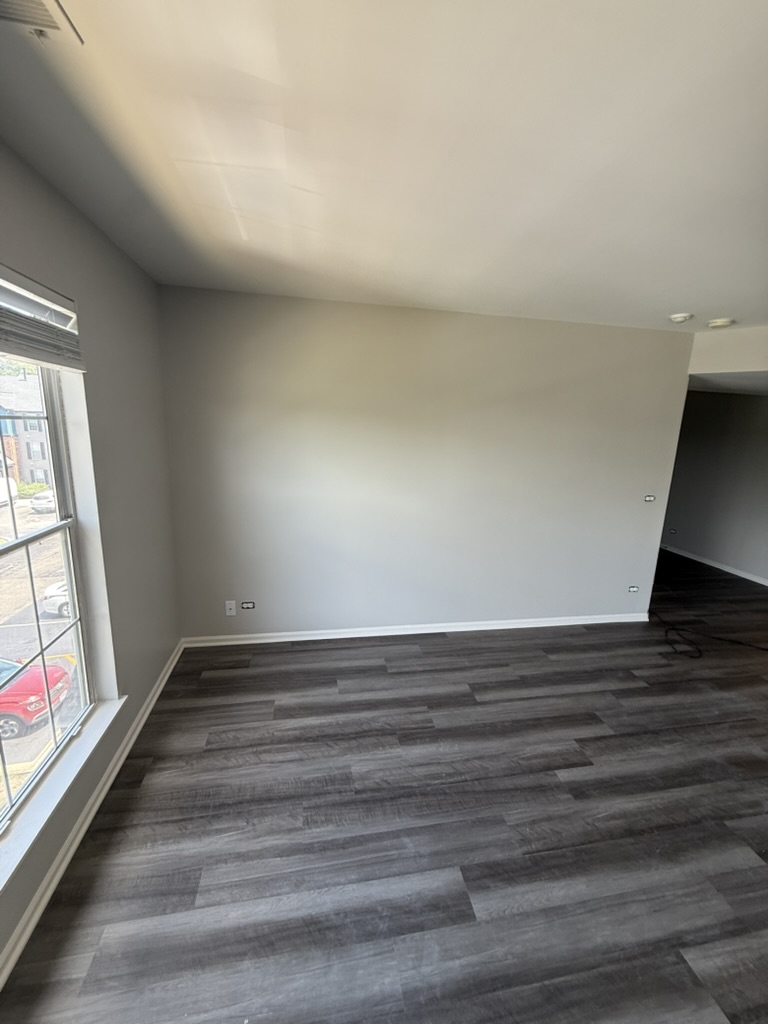 Mark apartment refresh · Classic to modern, Paint finish · Living room walls and ceiling