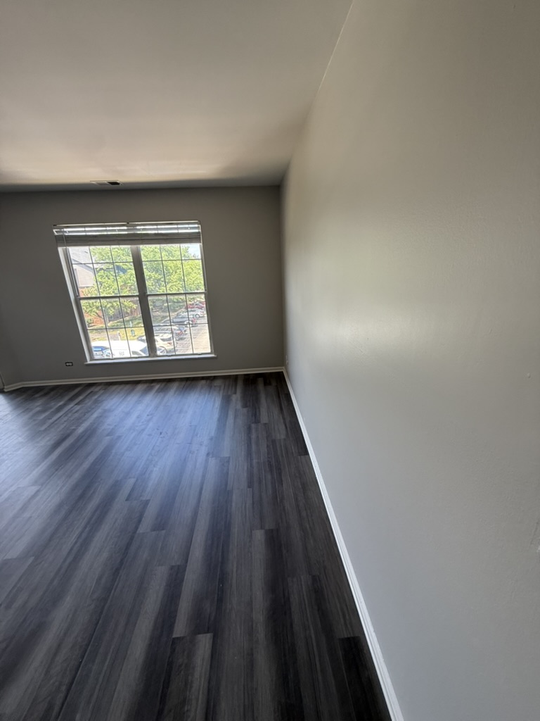 Mark apartment refresh · Classic to modern, Paint finish · Consistent color along the living room wall