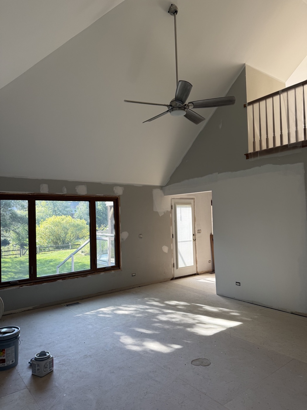 Whole-house interior painting progress view 9